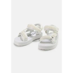 Buffalo Plateausandale SAGE CHAIN Plateau-Sandaletten - Weiß -Trend Shoe Verkauf 25438057 02