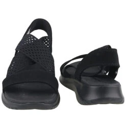 Skechers Bequeme Sandalen Sandalen - Schwarz 9 Skechers Bequeme Sandalen Sandalen - Schwarz -Trend Shoe Verkauf 26380867 04