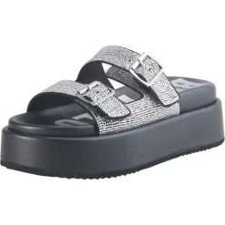 Buffalo Robyn Plateau-Sandaletten - Silber 11 Buffalo Robyn Plateau-Sandaletten - Silber -Trend Shoe Verkauf 26448016 04