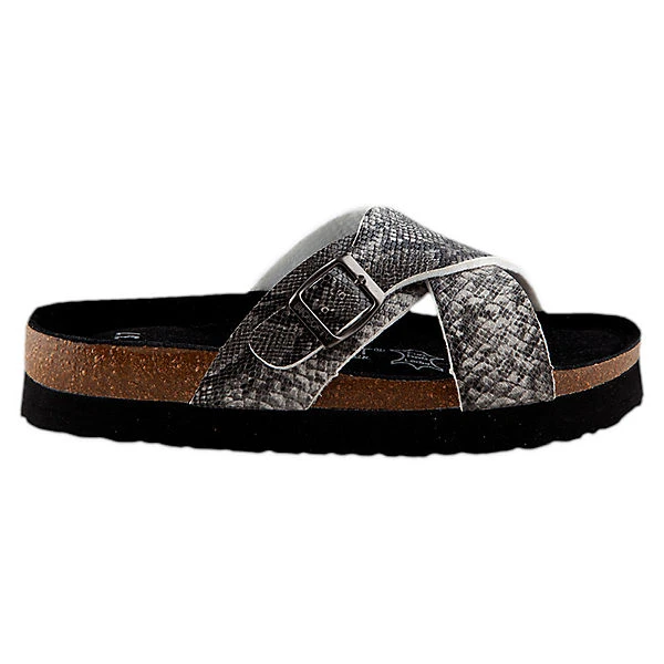 Mela Grau Sandalen Damen Größe 37 - 43 - Grau/schwarz 4 Mela Grau Sandalen Damen Größe 37 - 43 - Grau/schwarz – Bild 2