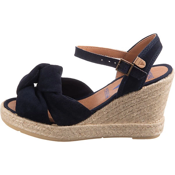 Verbenas Star Velour Keilsandaletten 4 Verbenas Star Velour Keilsandaletten – Bild 2