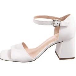 Beatrice Riemchensandaletten - Weiß -Trend Shoe Verkauf 28159626 03