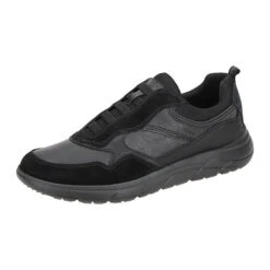 Geox Herrenschuhe PORTELLO Sportliche Slipper - Schwarz