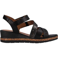 Remonte D3064-01 Keilsandaletten - Schwarz -Trend Shoe Verkauf 28255043 05