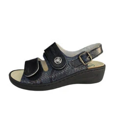 Schuhe Damen Sandale 4020-B21 - Schwarz