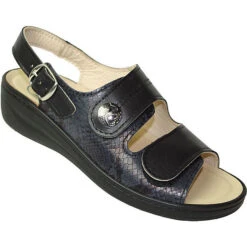 Schuhe Damen Sandale 4020-B21 - Schwarz -Trend Shoe Verkauf 28284009 03