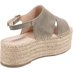 Avignon Velour Plateau-Sandaletten - Olive -Trend Shoe Verkauf 28543296 05