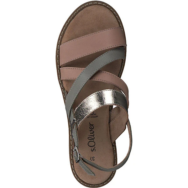 S.Oliver Sandalen Riemchensandaletten - Gold 5 S.Oliver Sandalen Riemchensandaletten - Gold – Bild 3