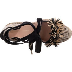 Keilsandaletten - Schwarz/beige -Trend Shoe Verkauf 28838477 06