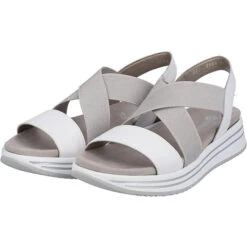 Remonte Sandalen Riemchensandaletten - Silber/weiß -Trend Shoe Verkauf 29071540 04