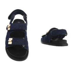 Riemchensandalen Klettverschluss, Flach, Riemen 7 Riemchensandalen Klettverschluss, Flach, Riemen -Trend Shoe Verkauf 29239213 03