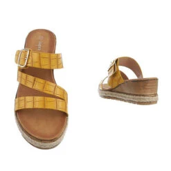 Plateausandaletten Schnalle, Keilabsatz/Wedge, Offene Ferse -Trend Shoe Verkauf 29250675 03