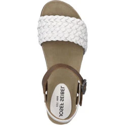 Josef Seibel Sandalen Riemchensandaletten - Braun/weiß 14 Josef Seibel Sandalen Riemchensandaletten - Braun/weiß -Trend Shoe Verkauf 29278622 06