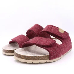 Vegan Sandale Bordeaux Für Damen - Bordeaux -Trend Shoe Verkauf 29314928 02