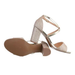 Sandalen & Sandaletten Schnalle, Blockabsatz, Metallisch, Riemen 7 Sandalen & Sandaletten Schnalle, Blockabsatz, Metallisch, Riemen -Trend Shoe Verkauf 29345180 02