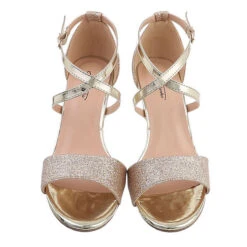 Sandalen & Sandaletten Schnalle, Blockabsatz, Metallisch, Riemen 9 Sandalen & Sandaletten Schnalle, Blockabsatz, Metallisch, Riemen -Trend Shoe Verkauf 29345180 04