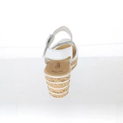 Gabor Sandalen Keilsandaletten Rauleder Blau Klassische Sandaletten - Weiß -Trend Shoe Verkauf 30032563 04