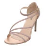 Nero Giardini Damen Riemchensandalen Egizia Riemchen Sandalette Fußbett Bequem Freizeit Glitzerdetails Textil Uni Riemchensandalen - Camel -Trend Shoe Verkauf 30189058 01