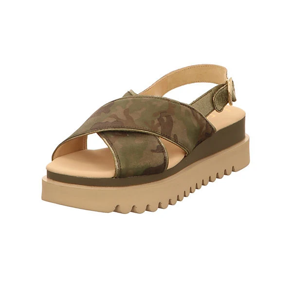 Gabor Plateau-Sandaletten - Natur/oliv 3 Gabor Plateau-Sandaletten - Natur/oliv