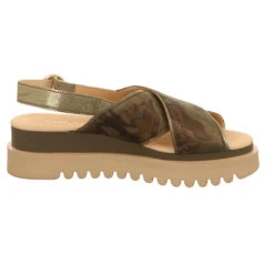 Gabor Plateau-Sandaletten - Natur/oliv 10 Gabor Plateau-Sandaletten - Natur/oliv -Trend Shoe Verkauf 8617818 04