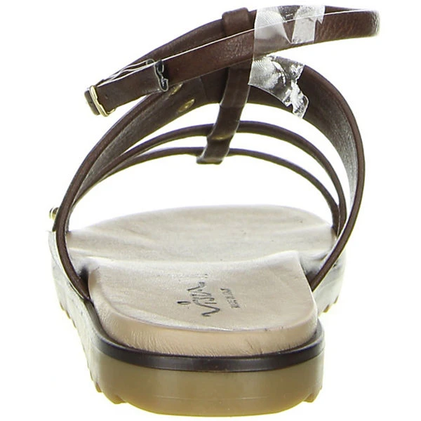 Damen Sandaletten Braun - Braun 4 Damen Sandaletten Braun - Braun – Bild 2