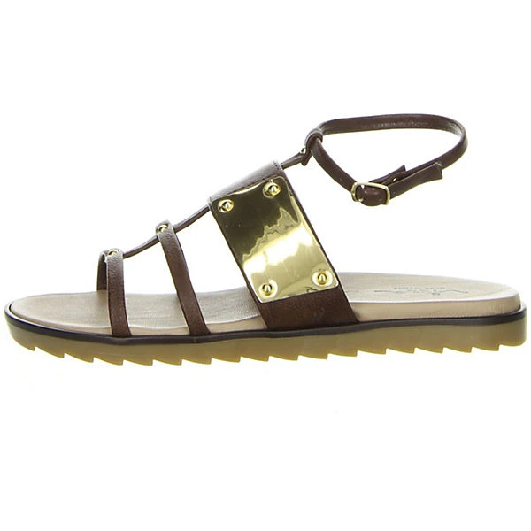 Damen Sandaletten Braun - Braun 7 Damen Sandaletten Braun - Braun – Bild 5